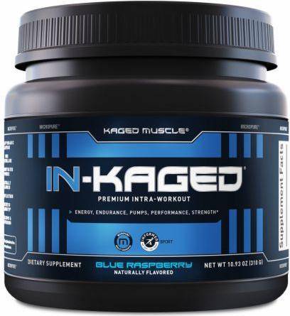 IN-KAGED Intra-Workout Powder 20 Servings 2 pcs - Blue Raspberry