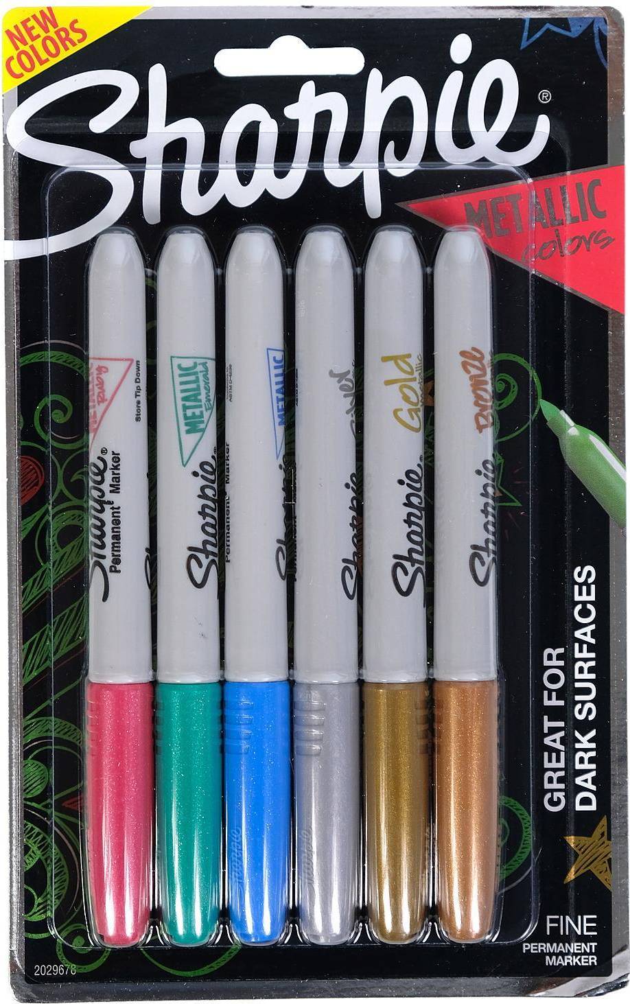 Metallic Fine Point Permanent Markers