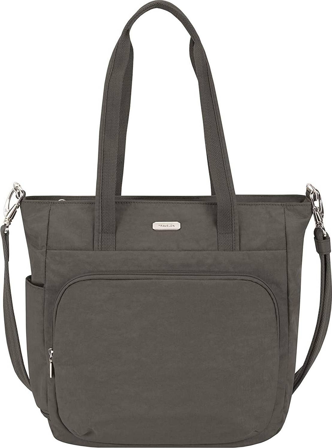 Anti-Theft Essentials Convertible Backpack/Tote - Smoke
