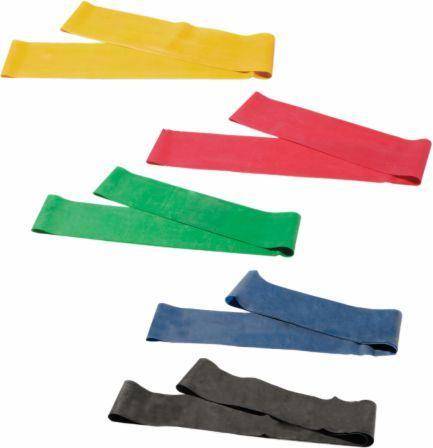 CanDo Exercise Band Loop, 30" Long, 5 Color Set