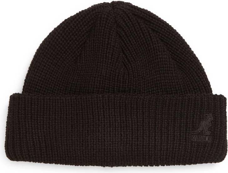 Cardinal Ribbed Beanie - Black