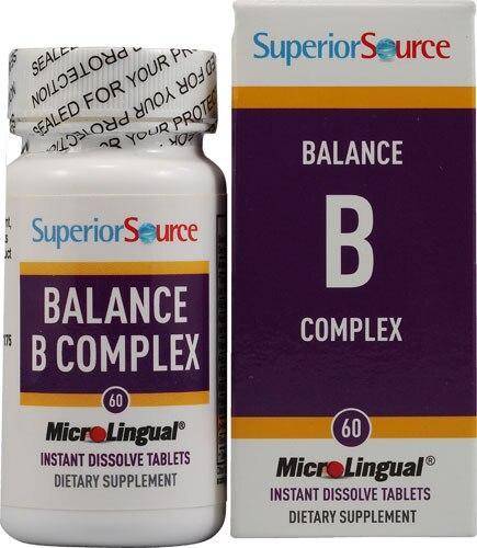 Superior Source Balance B Complex 60 MicroLingual Instant Dissolve Tablets