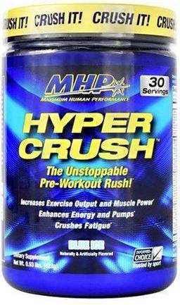 MHP Hyper Crush Pre-Workout Powder 460 g - Blue Raspberry