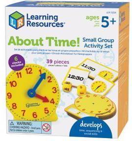 Learning Resources Learning resources about time small group activity set