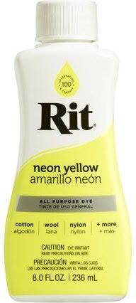 Neon Yellow Rit Dye Liquid 8oz