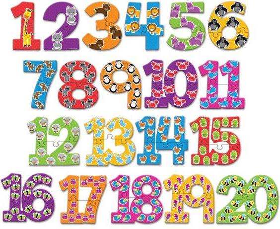 Learning Resources Number Puzzle Cards 40 Pieces