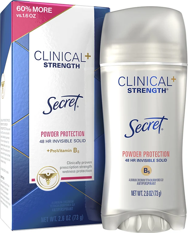 Clinical Strength Invisible Solid Powder Protection Antiperspirant Deo Stick
