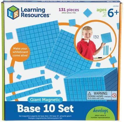 Learning Resources Giant Magnetic Base Ten Set