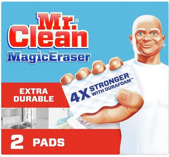 Mr Clean Magic Eraser Scrubber Extra Durable 2-Pk.