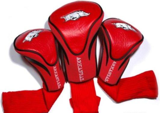 Team Golf Arkansas Razorbacks Cardinal Headcover 3-pack