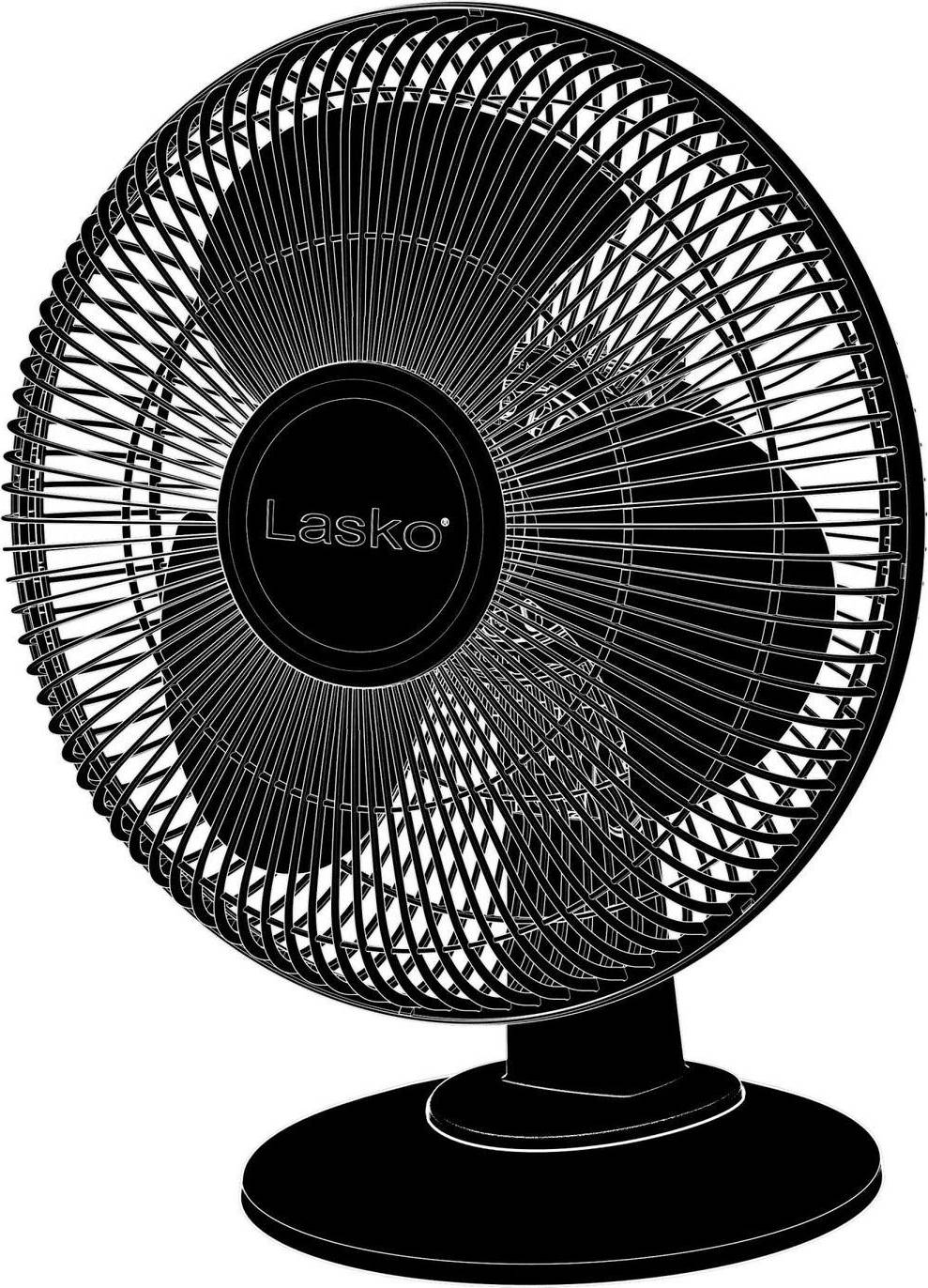 12 Inch Oscillating Table Fan