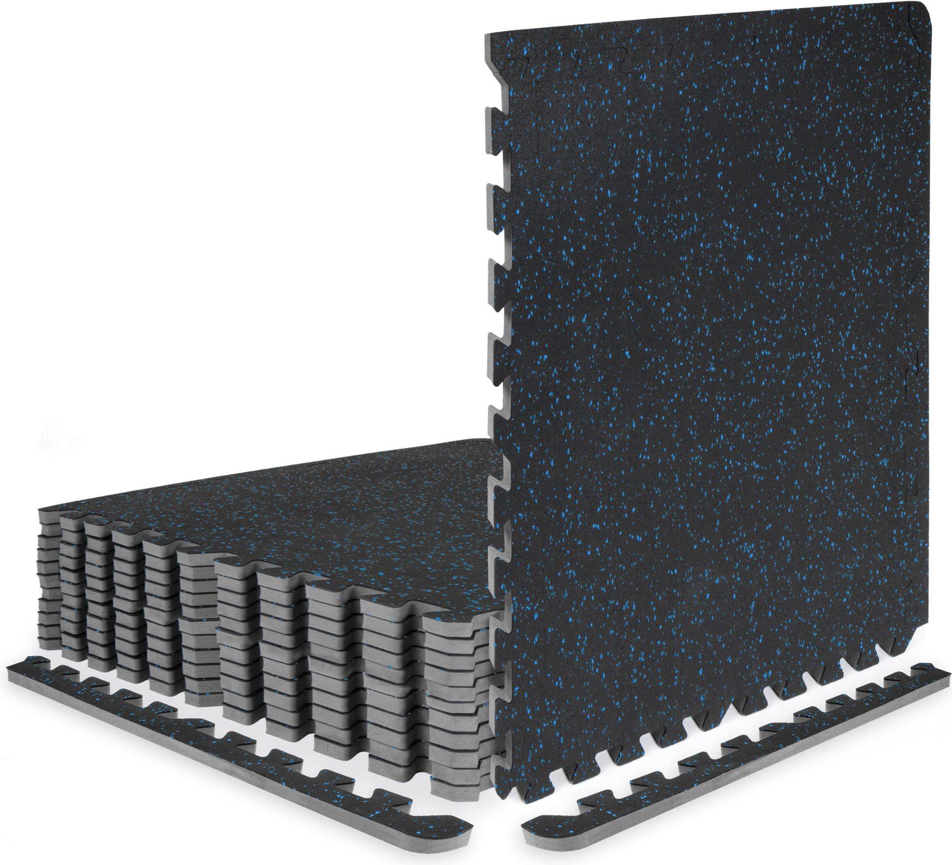 Puzzle mat ProsourceFit Rubber Top Exercise Puzzle Mat 1/2-in