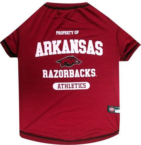 Pets First Arkansas Razorbacks Tee Shirt XS