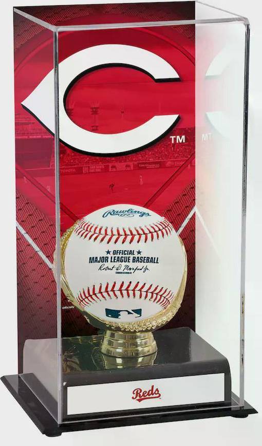 Cincinnati Reds Sublimated Display Case with Image
