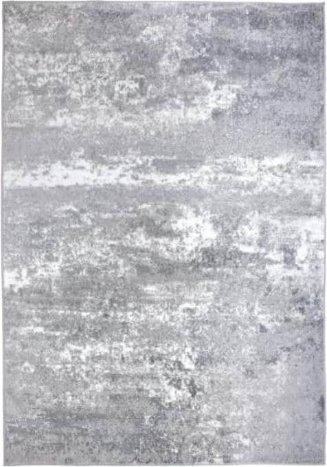 World Rug Gallery Distressed Abstract Area Gray 60x84"
