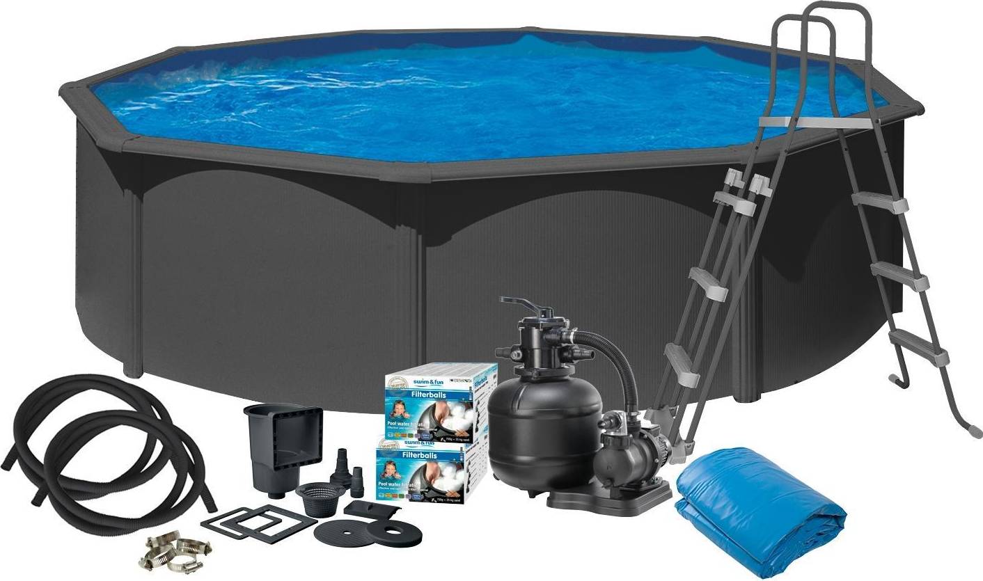 Swim & Fun Basic Pool Round Ø4.6x1.2m