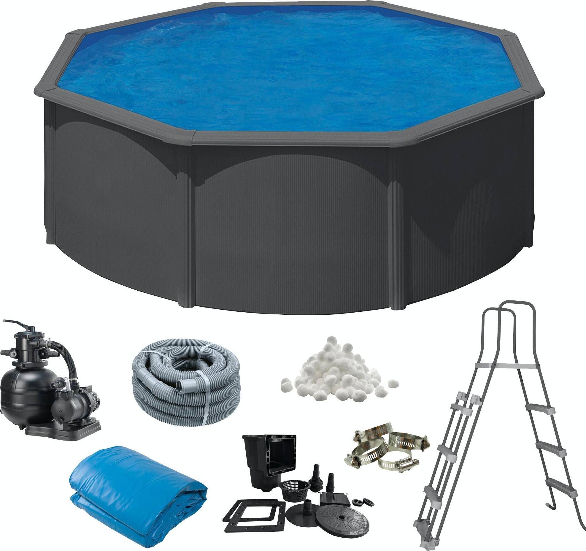 Swim & Fun Basic Pool Round Ø3.6x1.2m
