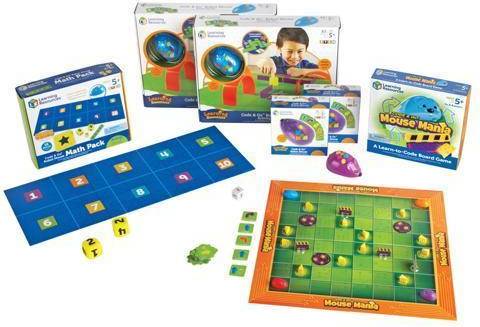 Robots Learning Resources Code & Go Robot Mouse Classroom Set