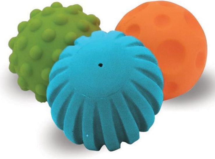 Edushape Sensory Textured Mini Balls Multi Multi
