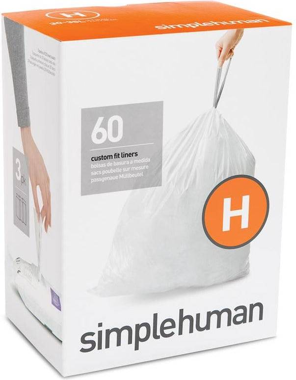 Simplehuman Code H Custom Fit Liners 60-pack 35L
