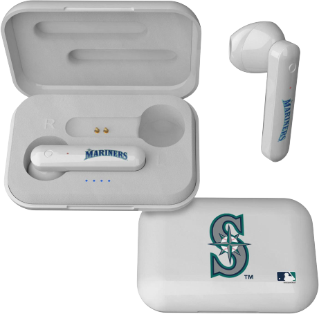 Seattle Mariners Wireless Insignia Design Earbuds
