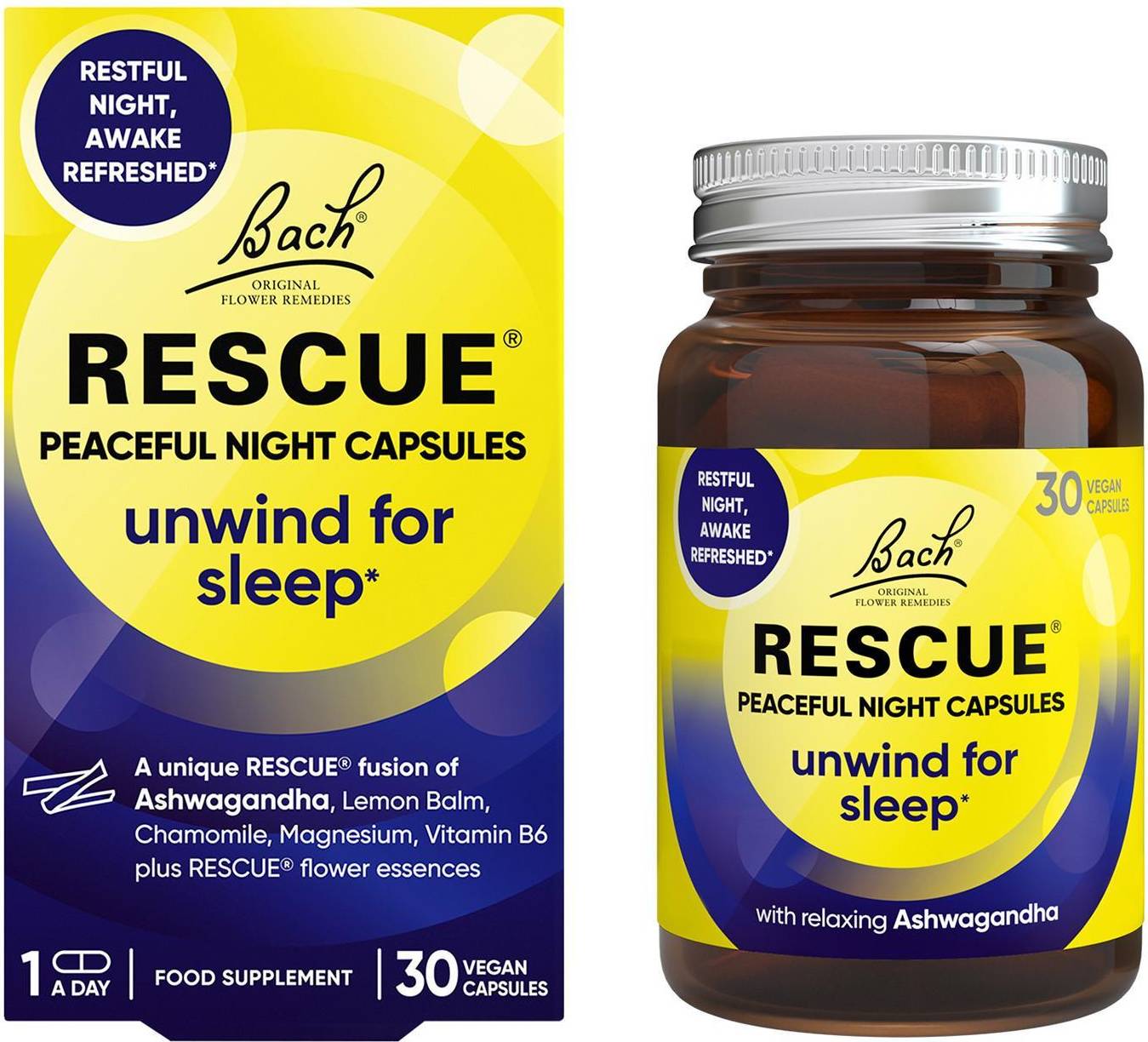Bach Rescue Peaceful Night Capsules