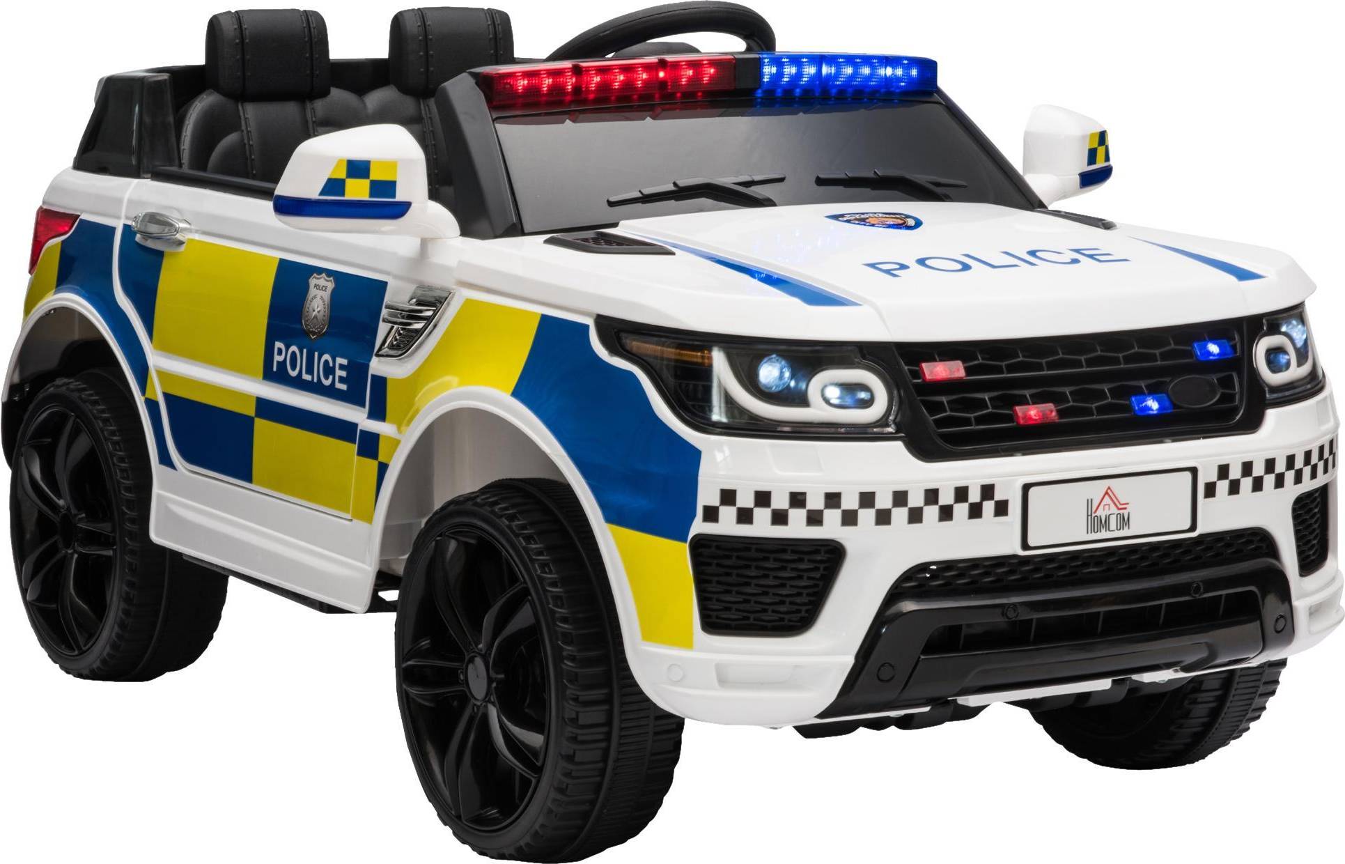 Kids electric car Homcom Electric Ride On Police Car