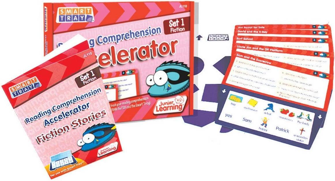Junior Learning Smart Tray Reading Comprehension Set 1 Fiction