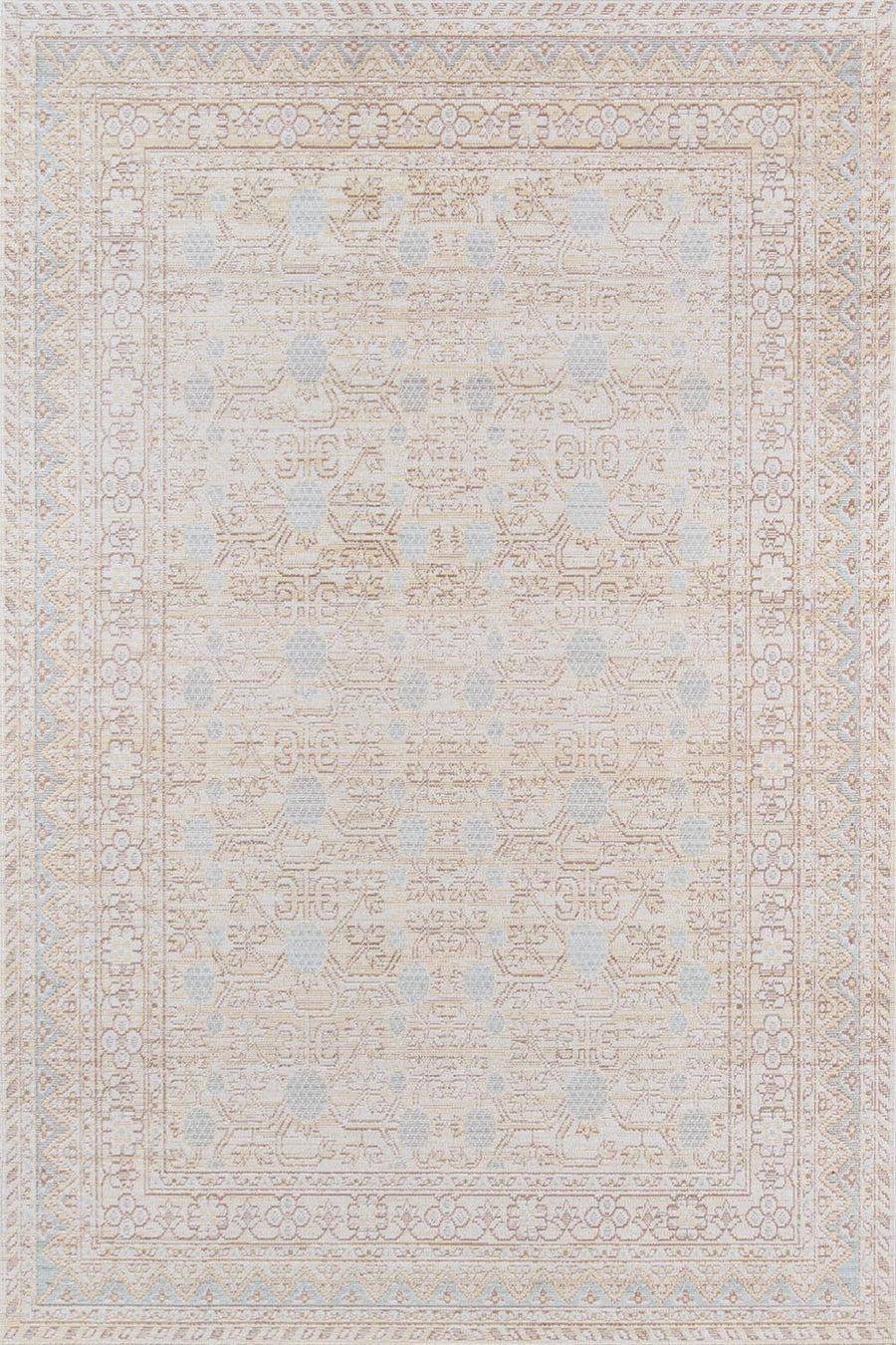 Momeni Isabella 3 Bordered Indoor Rectangular Accent Rug Blue, Multicolor 31x96"