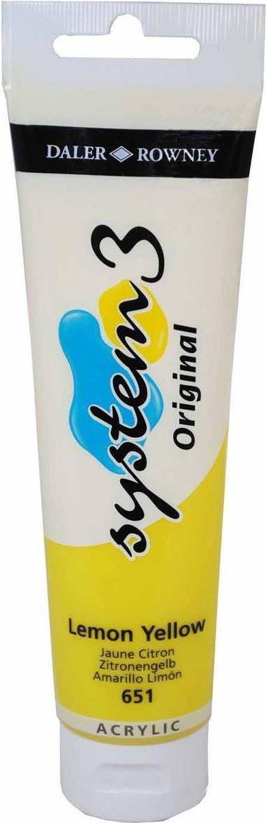 Daler Rowney System3 150 ml Lemon Yellow