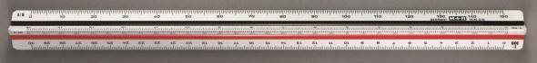 Triangular Scale Ruler 30cm 1:2.5-100