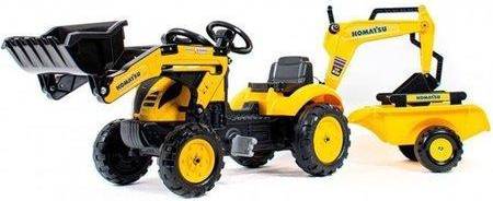Falk FA2076N Pedal Backhoe, Ride-On with Rear Excavator & Trailer Included FA2076N Plus 2 Years