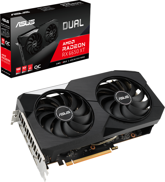 ASUS Radeon RX 6650 XT Dual OC HDMI 3xDP 8GB