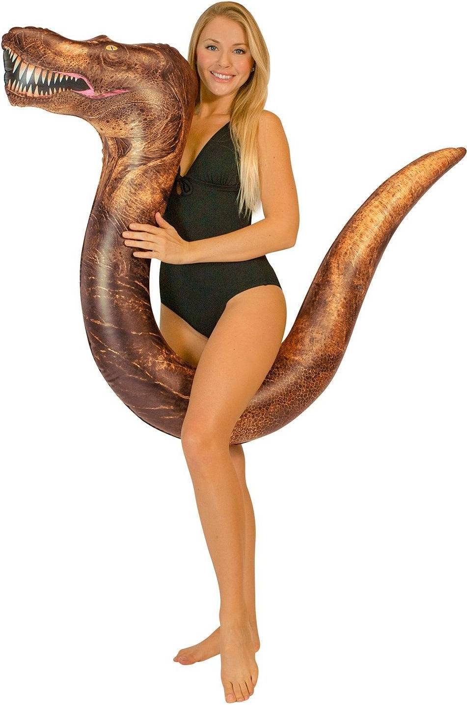 PoolCandy T-Rex Ride-On Noodle Multi
