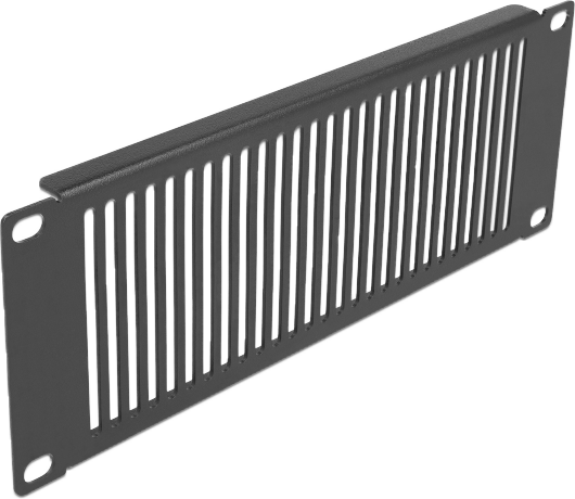 DeLock Rack Cover Panel 10" 2U Black