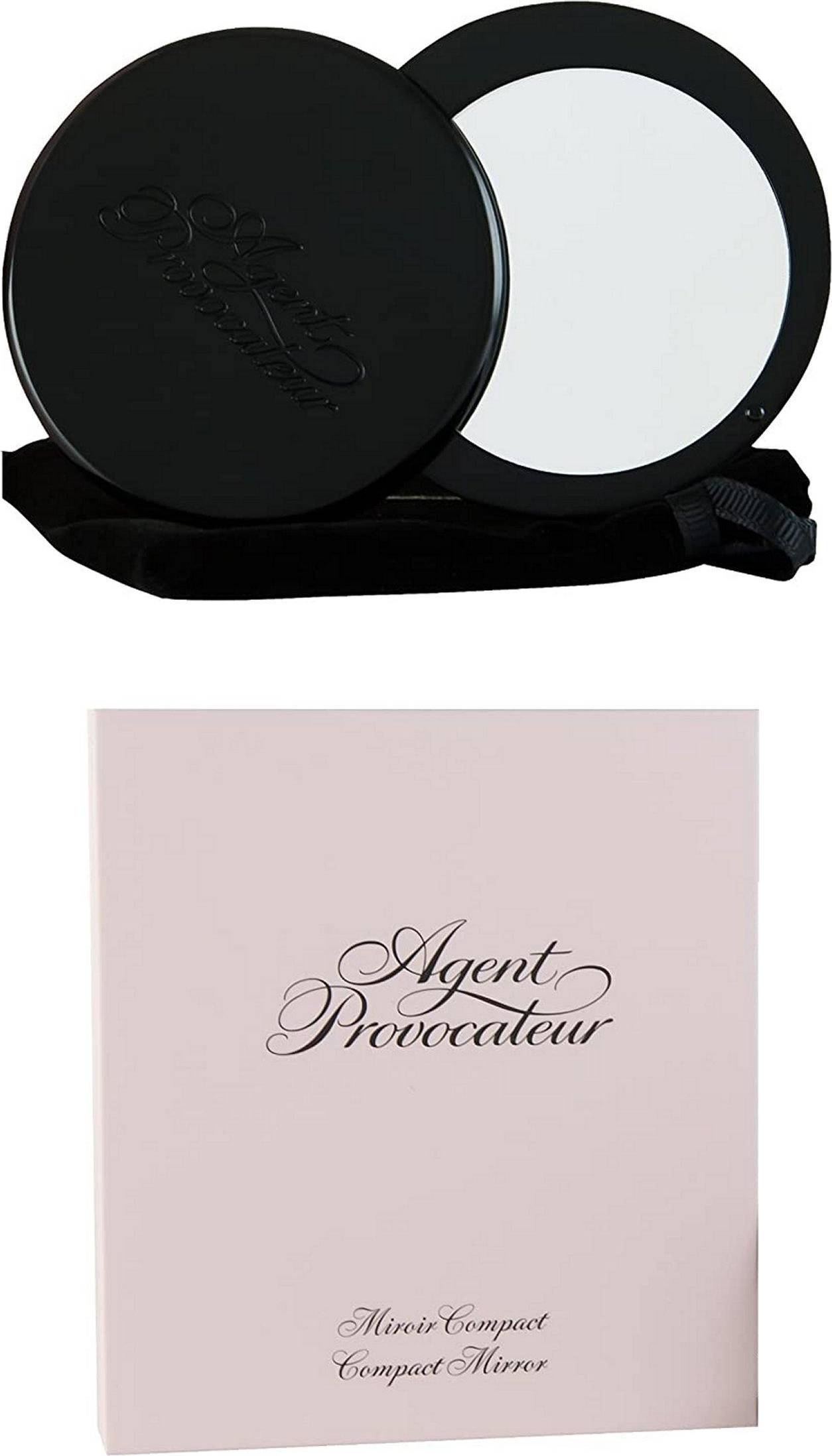 Compact Mirror in Pouch -