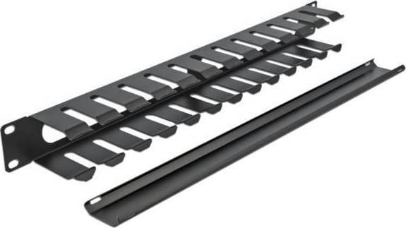 DeLock Rack-kabel styrepanel Sort