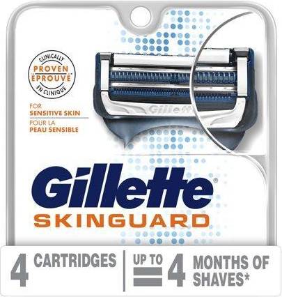 Gillette Skinguard Razor Blade 4-pack