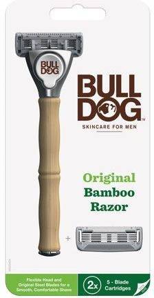 Bulldog Original Bamboo Razor + 2 Cartridges