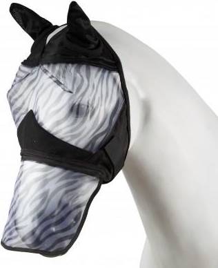 Zebra Fly Mask