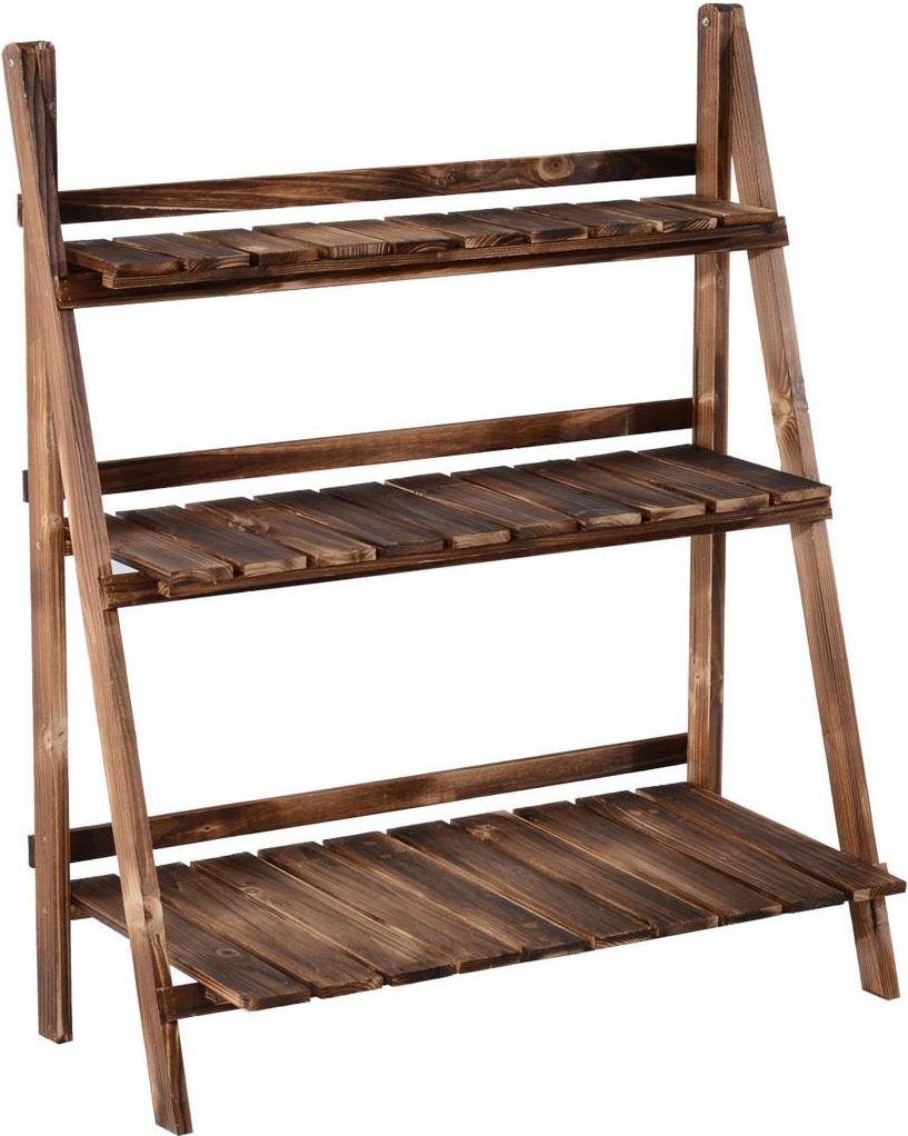 OutSunny Flower Pot Rack Holder
