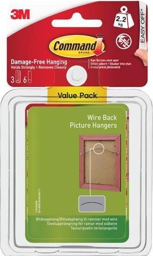 Command Wire-Back Picture Hook 3pcs