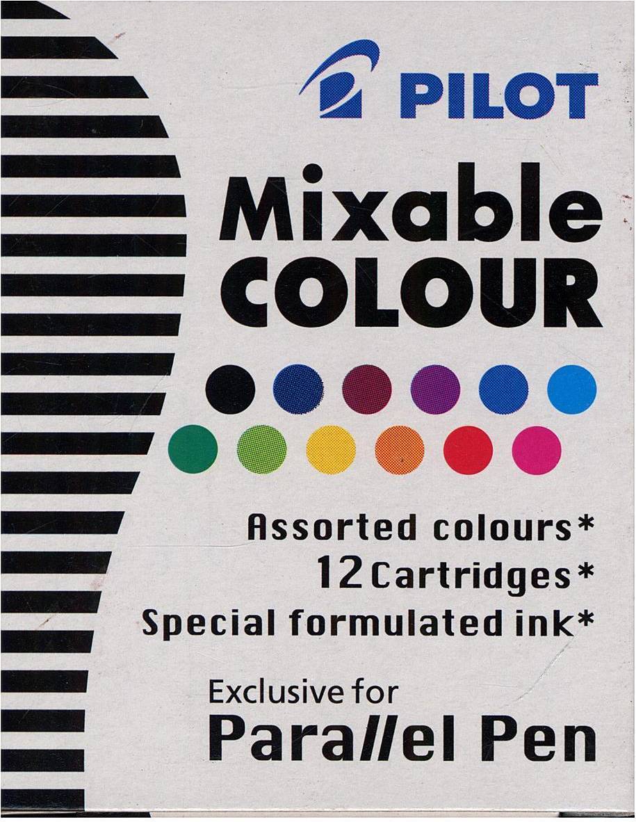 Pilot Parallel Pen Ink Refill Set 12-Colors