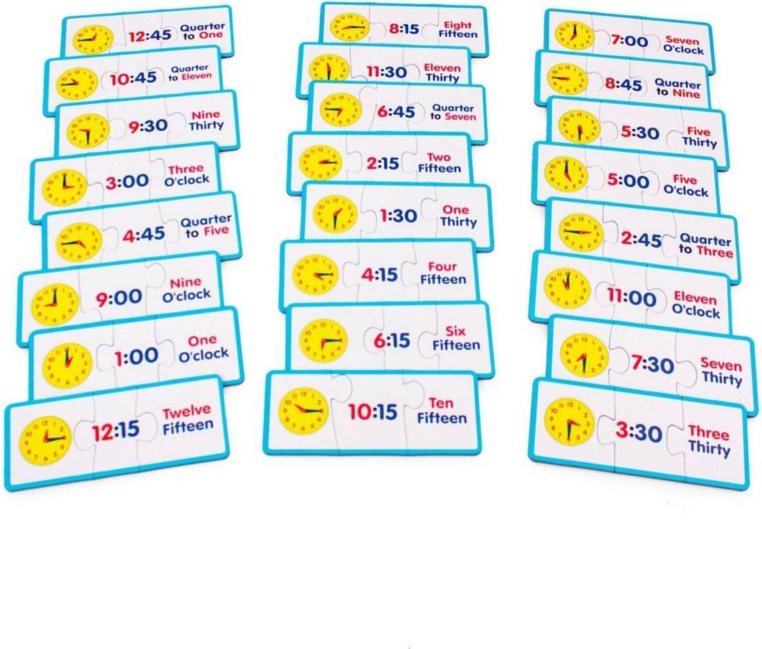 Junior Learning Junior learning time puzzles