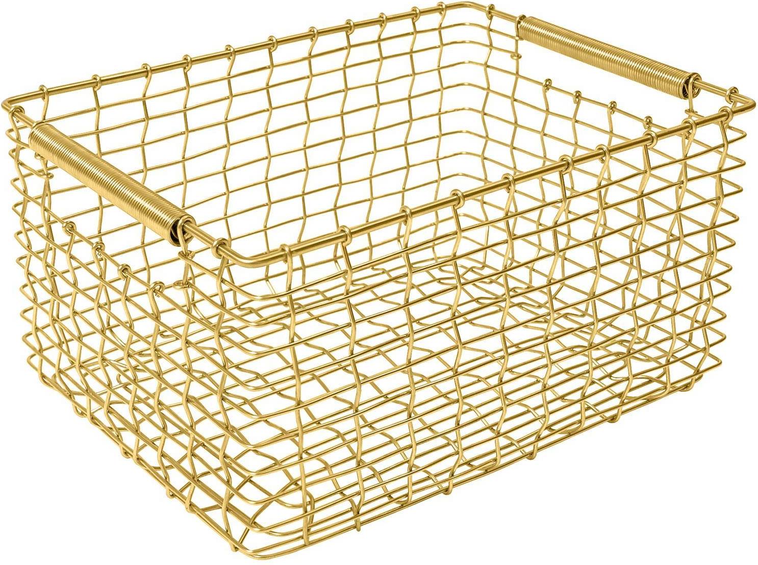 Rectangular 19 Storage Brass