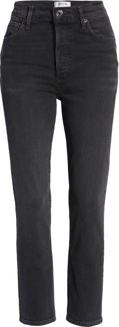 Riley High Rise Straight Crop Jeans - Panoramic
