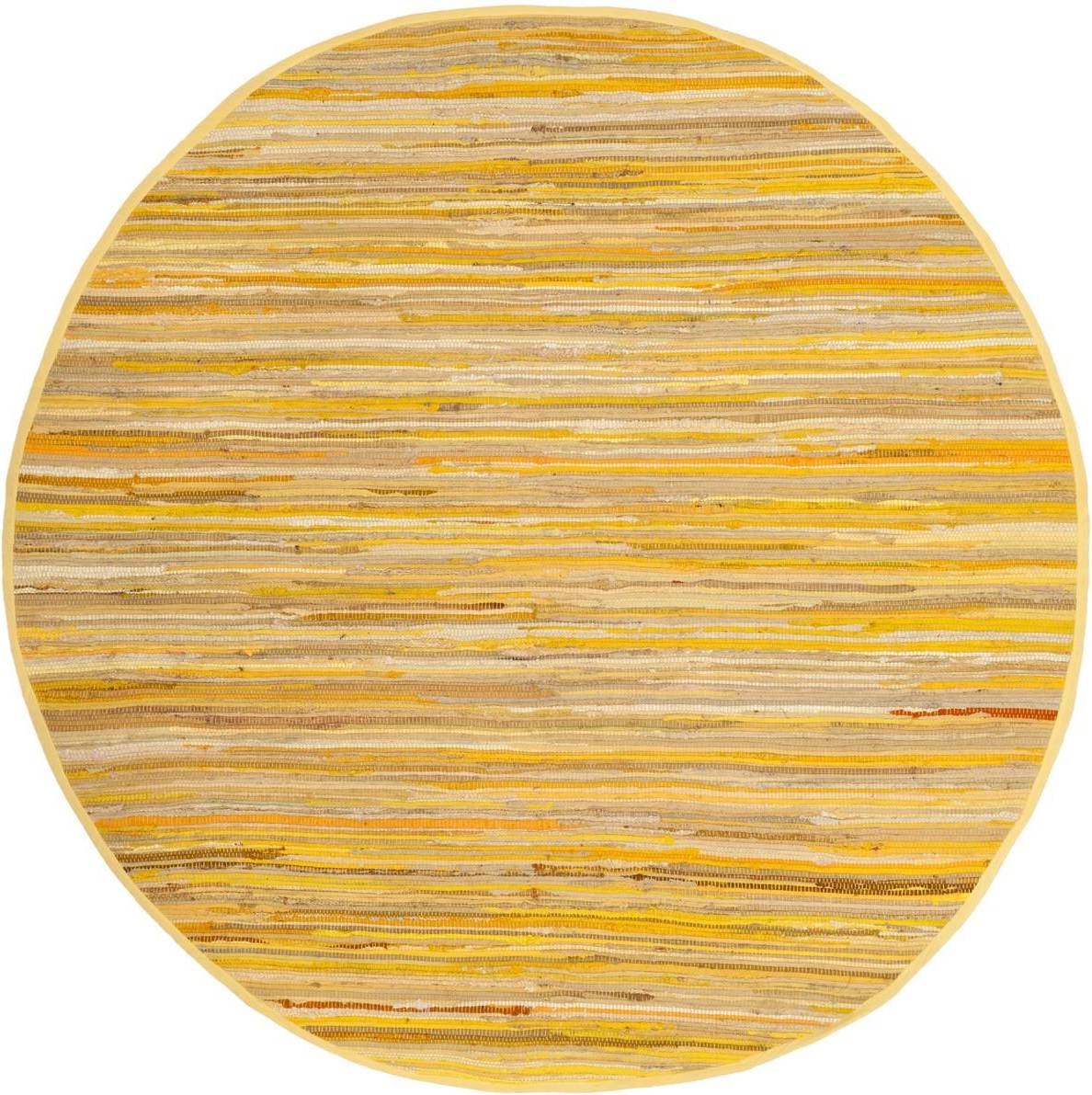 Safavieh Rag Rug Collection Yellow, Multicolor 72"