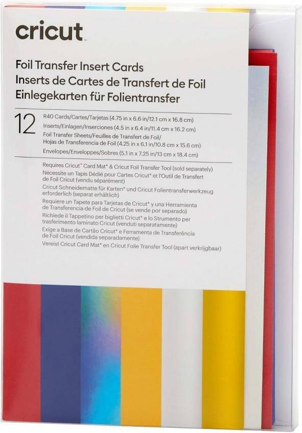 Cricut Insert Cards R40 12-pack