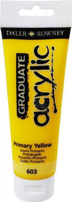 Daler Rowney Daler-Rowney Graduate Akrylfärg 120 ml Metallic Yellow