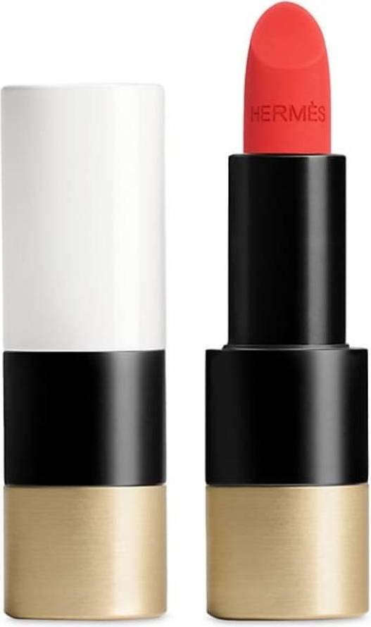 Hermès Rouge Matte Lipstick #46 Rouge Exotique